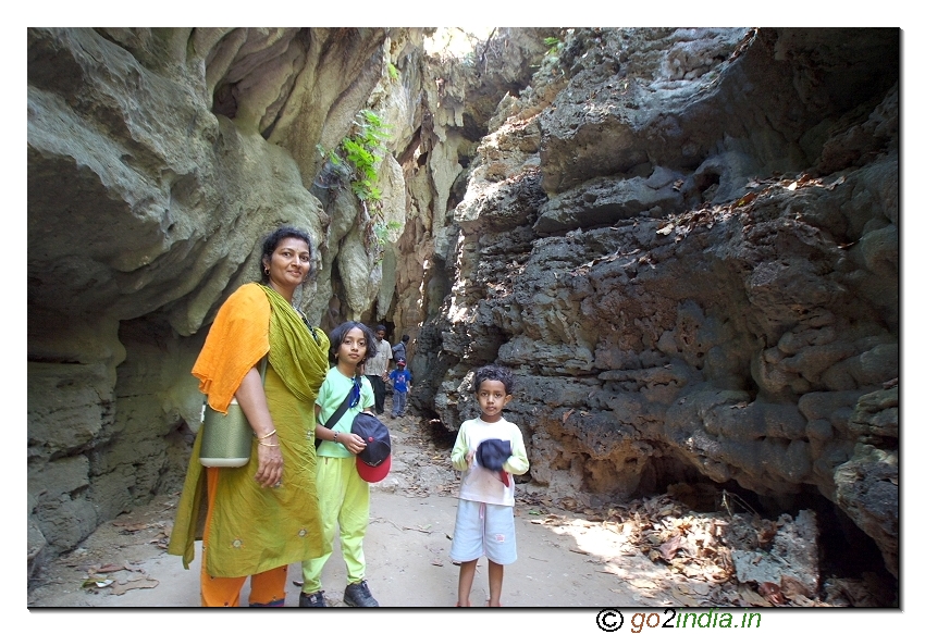 Limestone cave in Andaman at Baratang