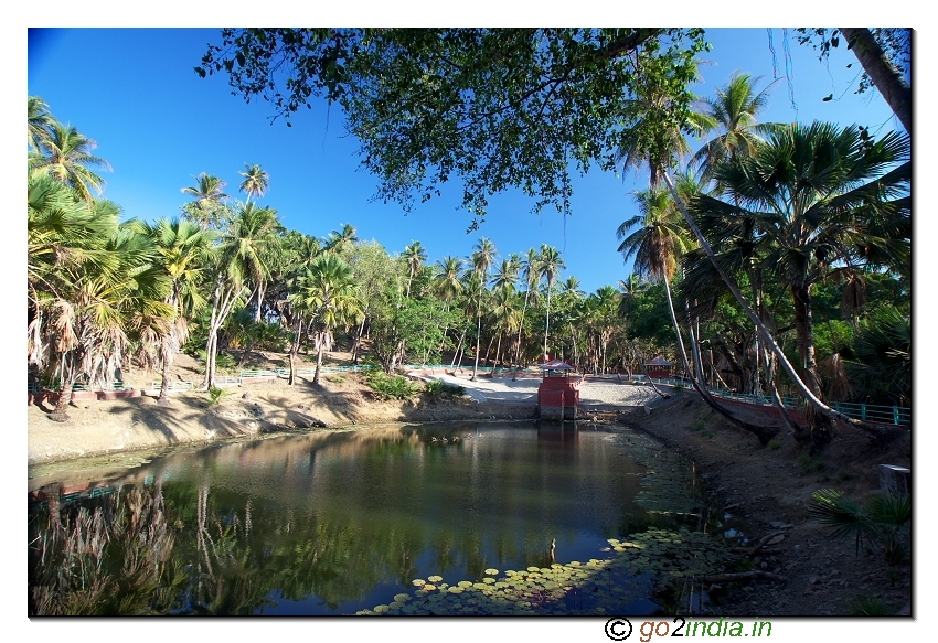 Beach view from Ross island of Andaman