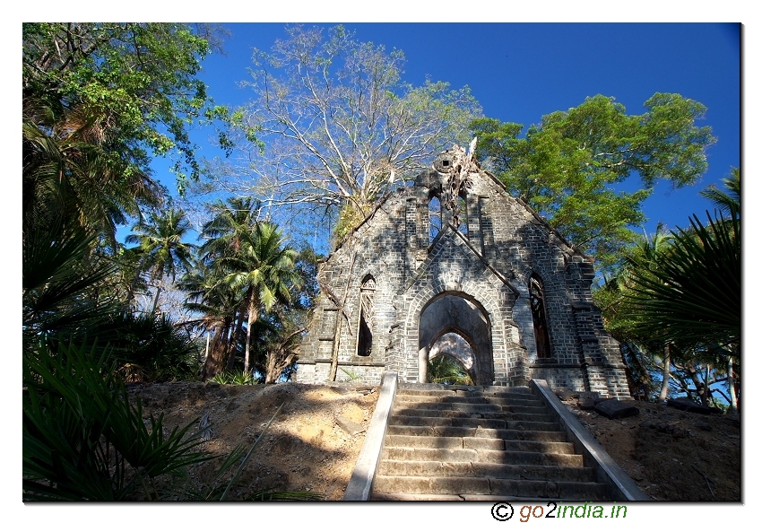 Ross island - Ruins of church