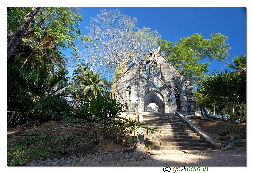 Ross island - Ruins of church