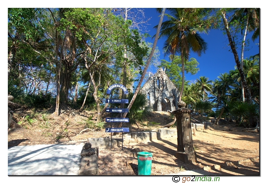 Ross island - Ruins of church