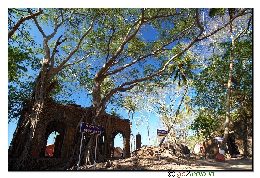 Ross island - ruins of printing press and power house