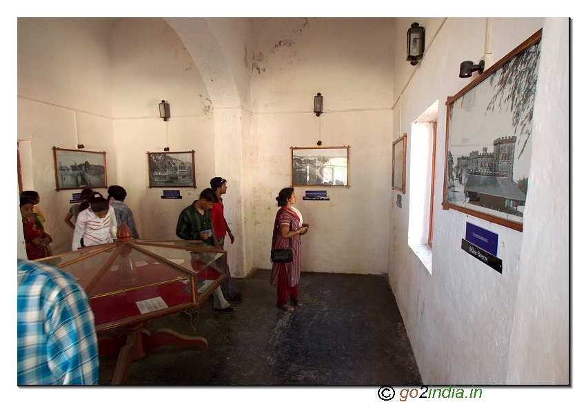 Museum and photo gallery at Ross island of Andaman