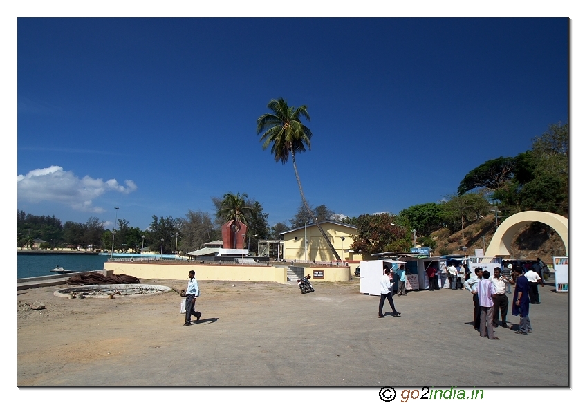 Shipping point to reach North bay and Ross island near cellular jail of Andaman