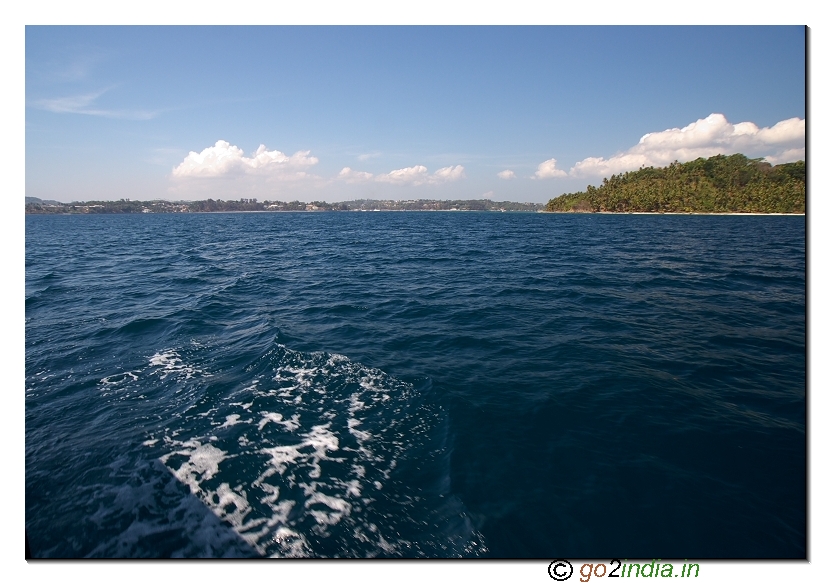 On the way to North bay from Portblair of Andaman