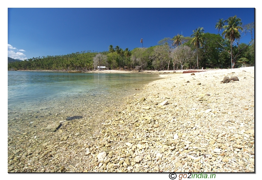 North bay coral beach of Andaman