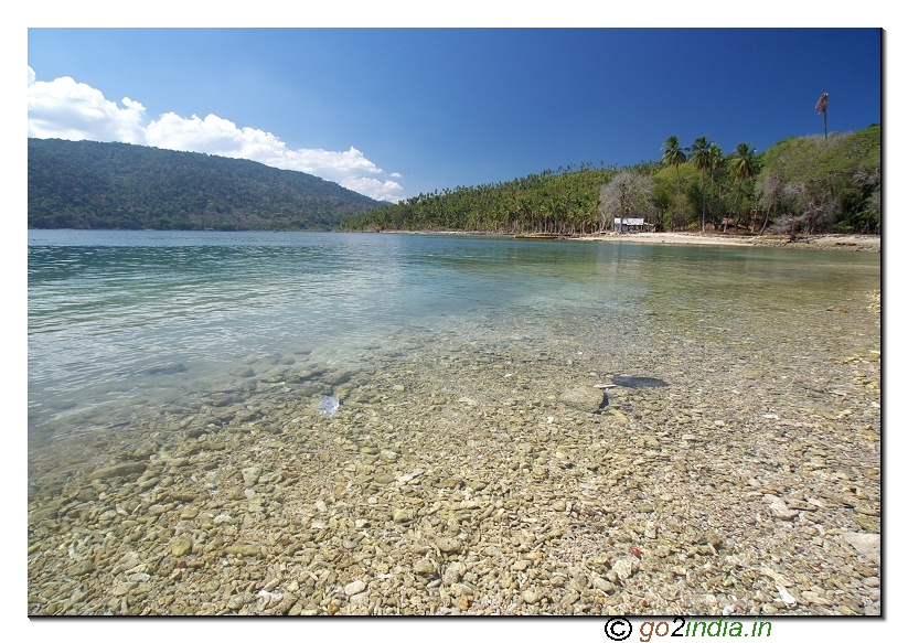 North bay coral beach of Andaman