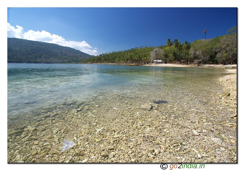 North bay coral beach of Andaman