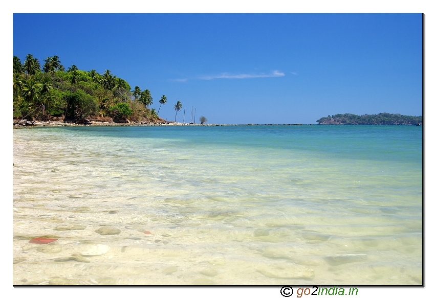 Landscape at North bay island of Andaman