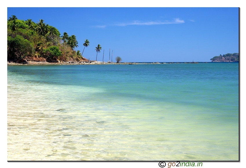 Landscape at North bay island of Andaman