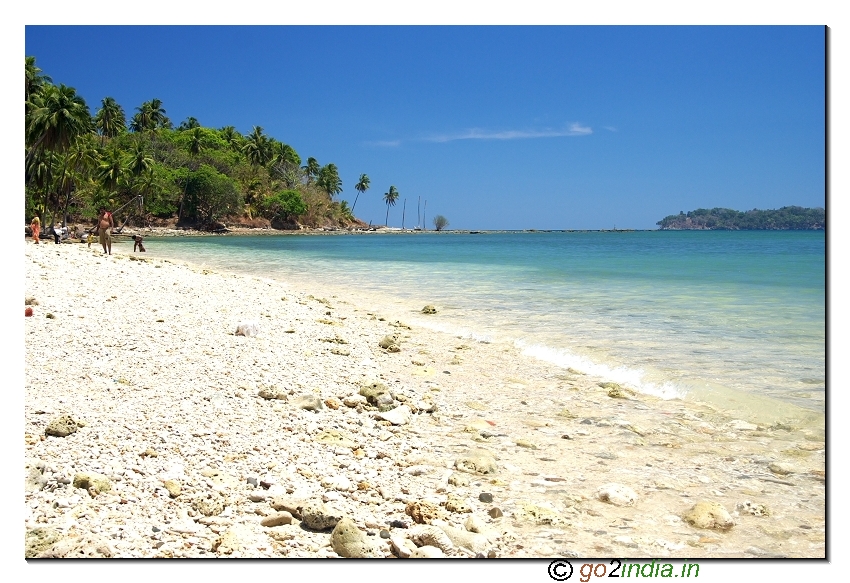 Landscape at North bay island of Andaman