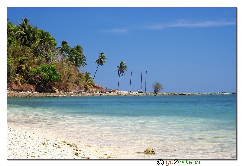 Landscape at North bay island of Andaman