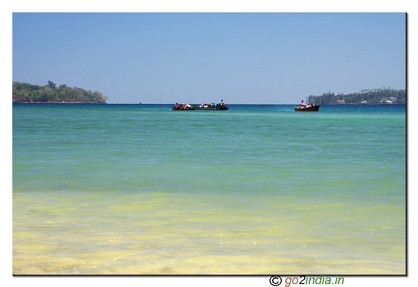 Landscape at North bay island of Andaman