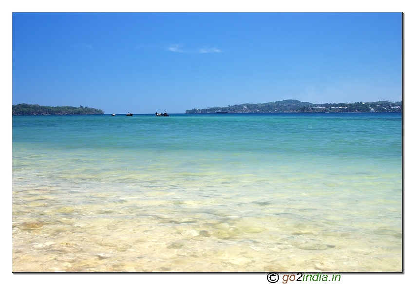 Landscape at North bay island of Andaman
