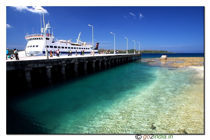 Shipping point at Havelock island