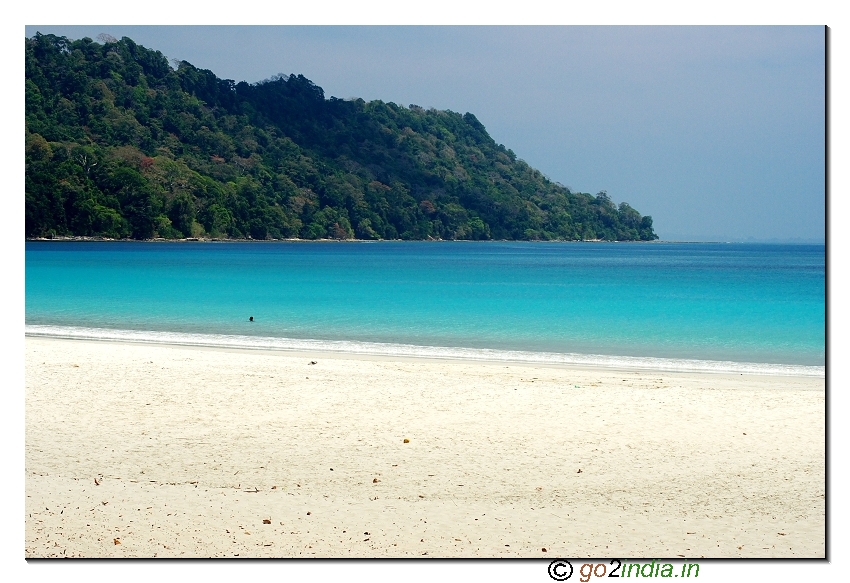 Havelock island beach view in Andaman