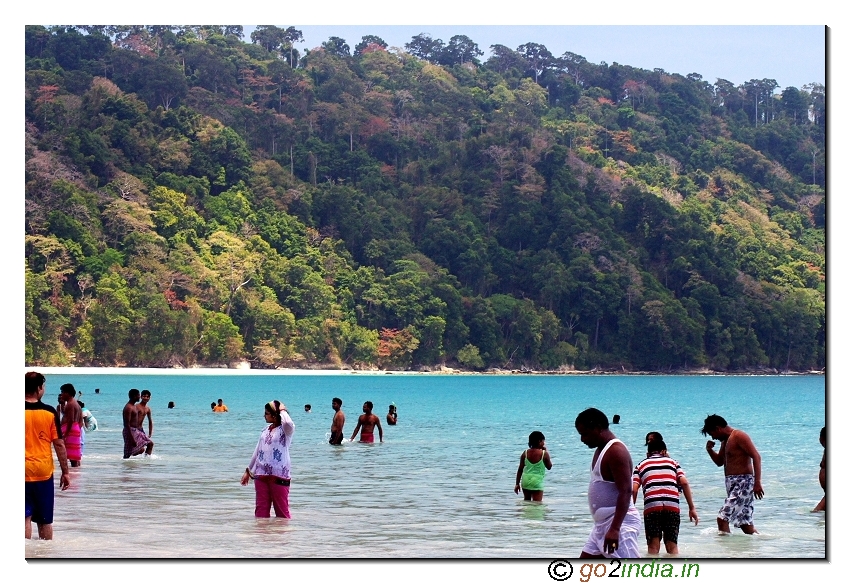 Havelock island beach view in Andaman