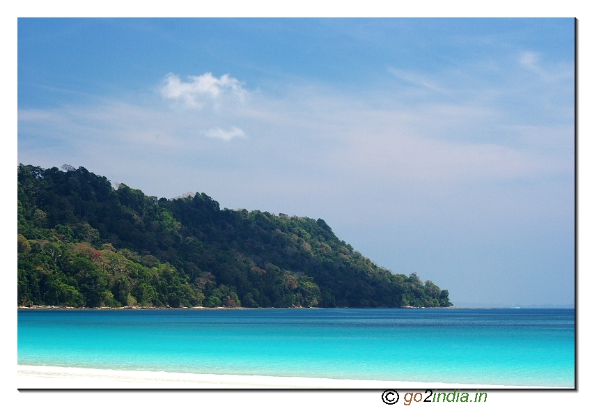 Andaman island Havelock beach view