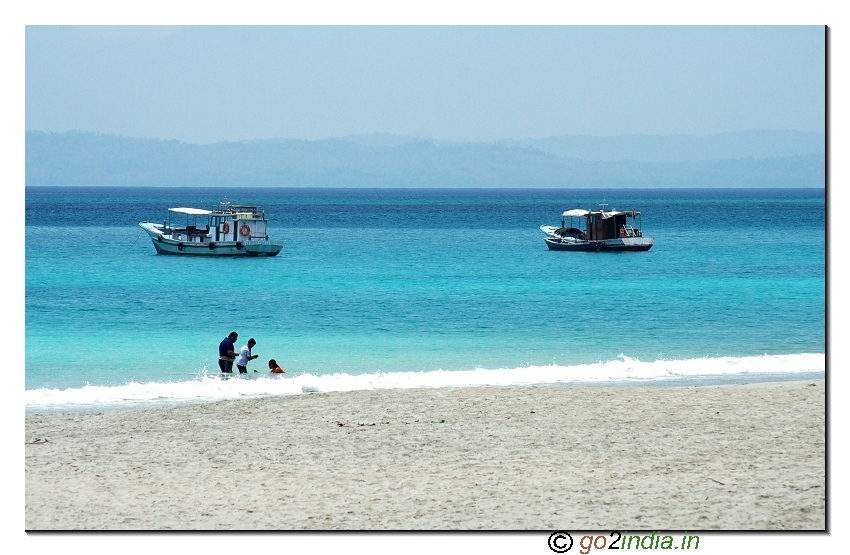 Andaman island Havelock beach view