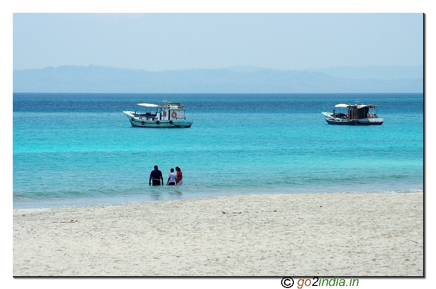 Andaman island Havelock beach view