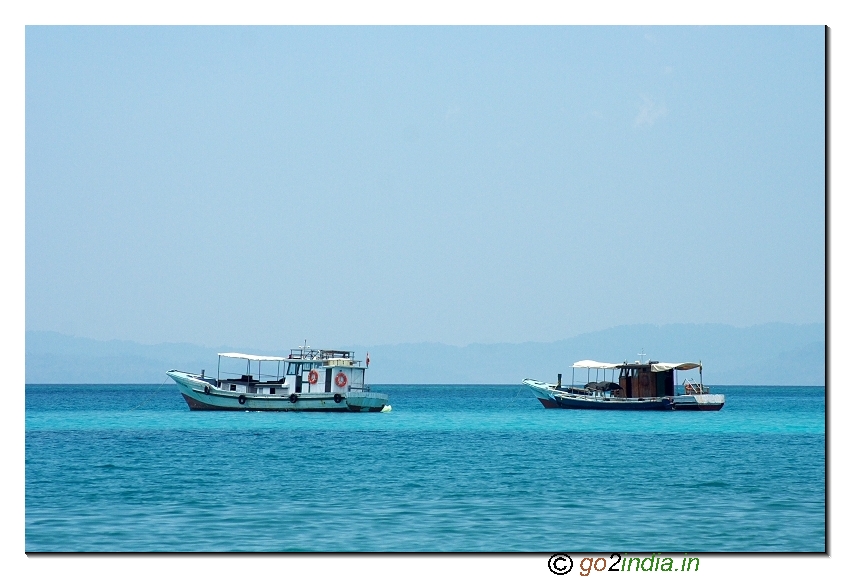 Havelock island beach view in Andaman