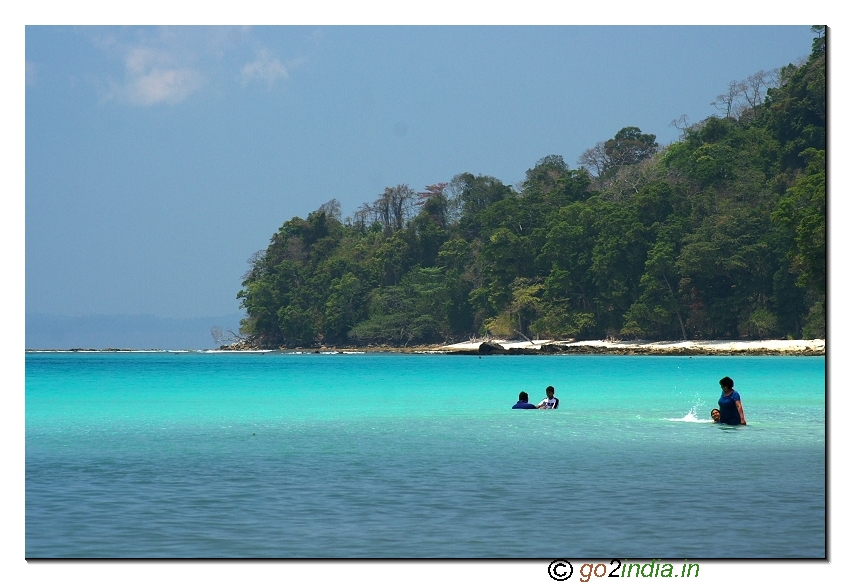 Havelock island beach view in Andaman