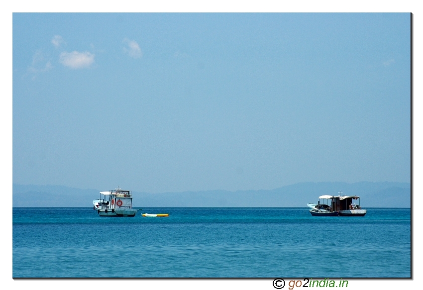 Havelock island beach view in Andaman