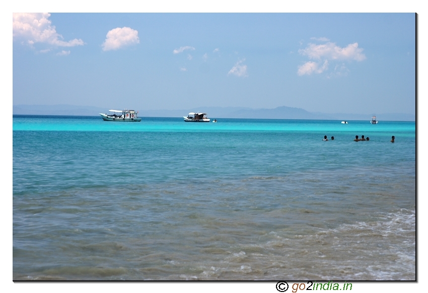 Havelock island beach view in Andaman