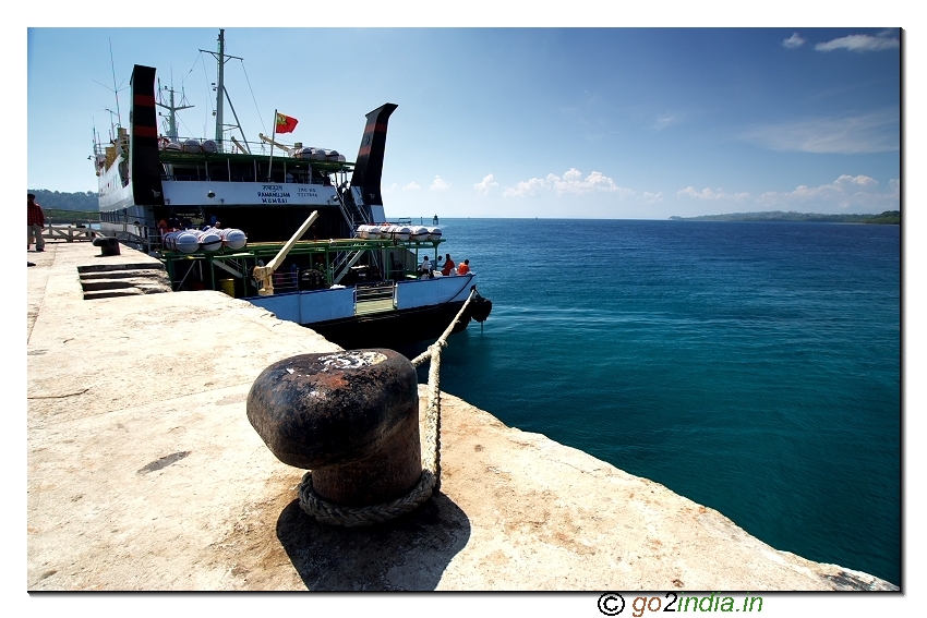 Shipping point at Havelock island