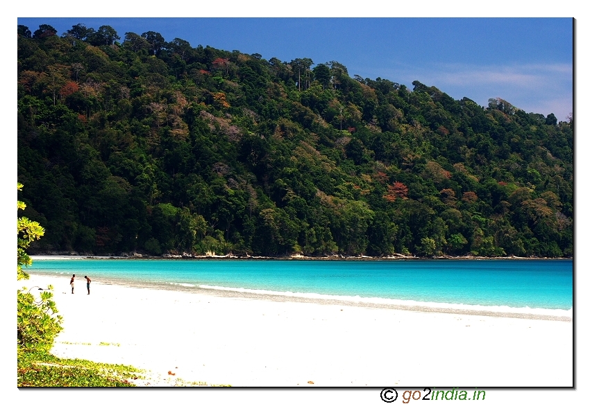 Havelock island beach view in Andaman