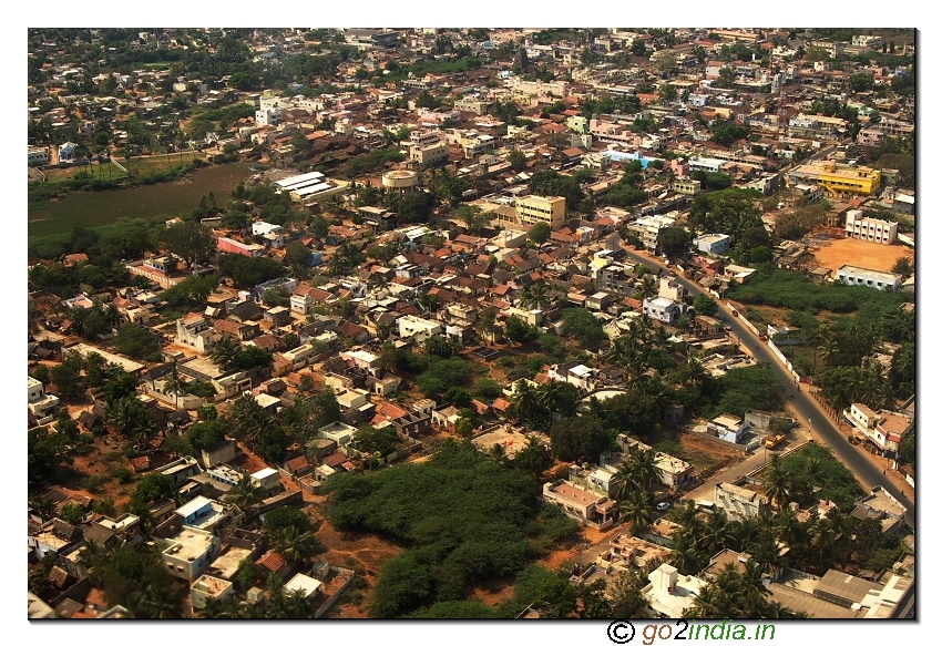 Aerial view near Chennai - Tamilnadu state of India
