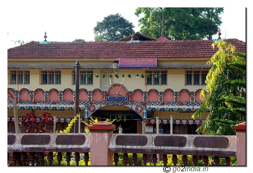 Chaudamma temple view at Sigandur during evening