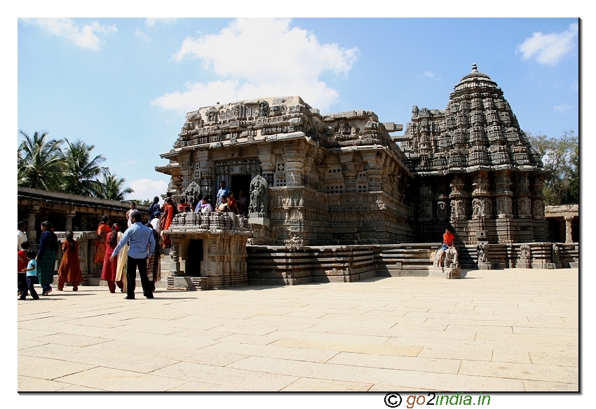 star-shaped Hoysala style Chennakesava temple at Somnathpur