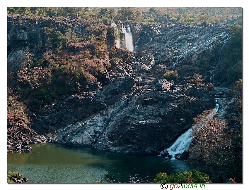 Bluff (Sivasamudram), Gaganachukki and Bharachukki falls near Mysore