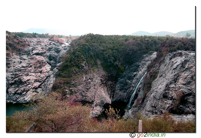 Bluff (Shivasamudram), Gaganachukki and Bharachukki falls near Mysore