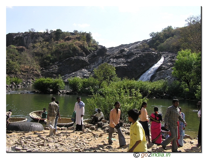 Gaganachukki and Bharachukki falls bottom point  - near Mysore