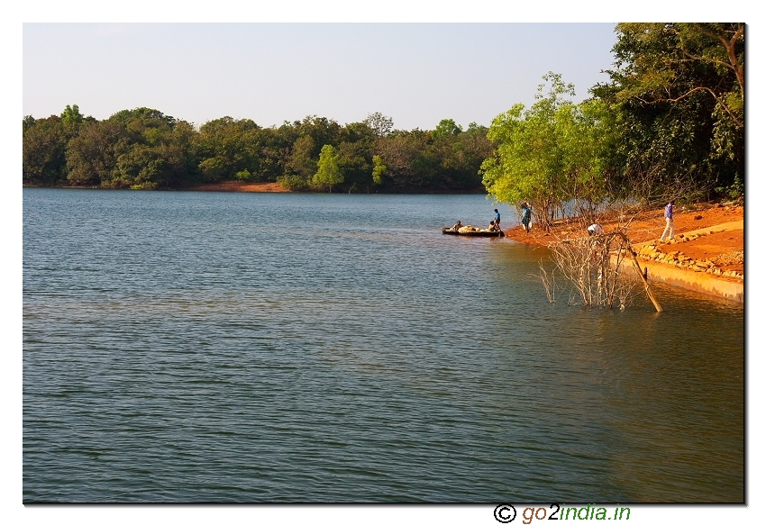 Sharavathi river crossing at Sigandur