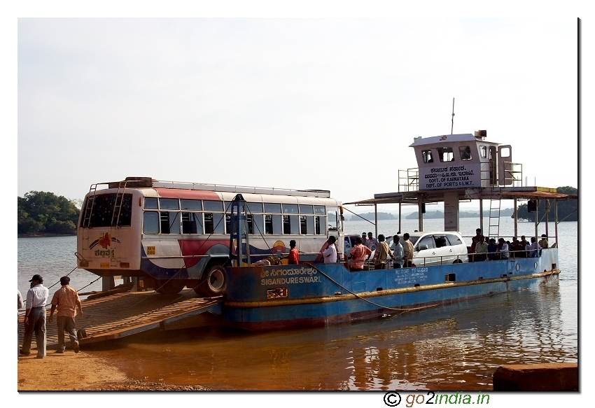 Jetty at Sigandur sharavathi river crossing