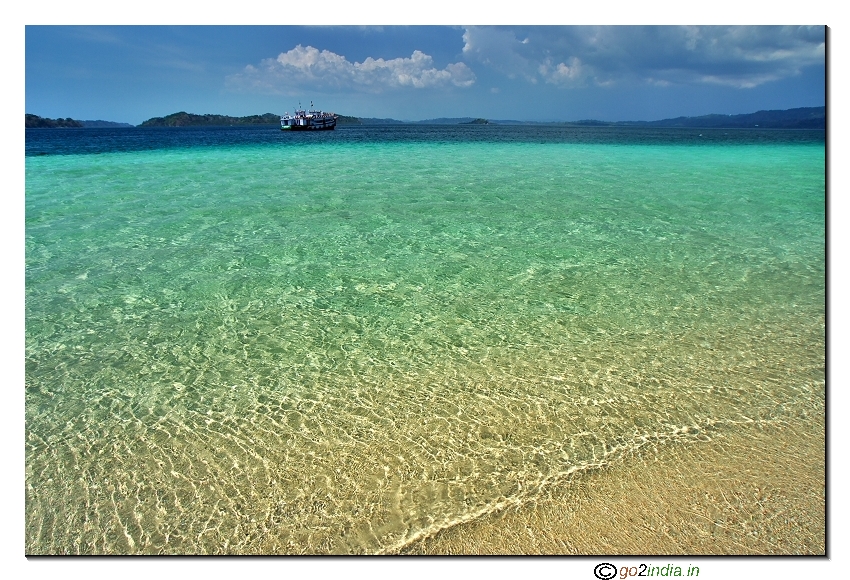 Jolly buoy island in Andaman