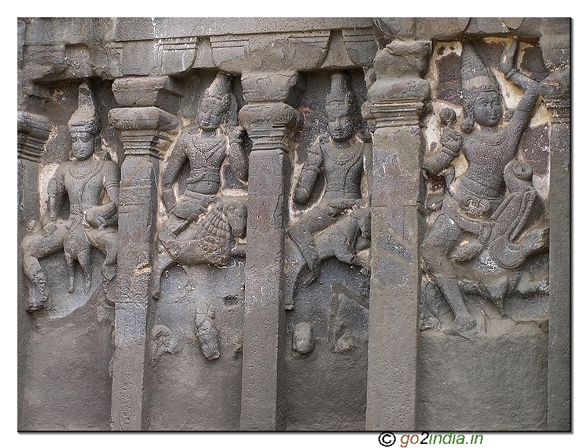 Ellora caves in Maharashtra