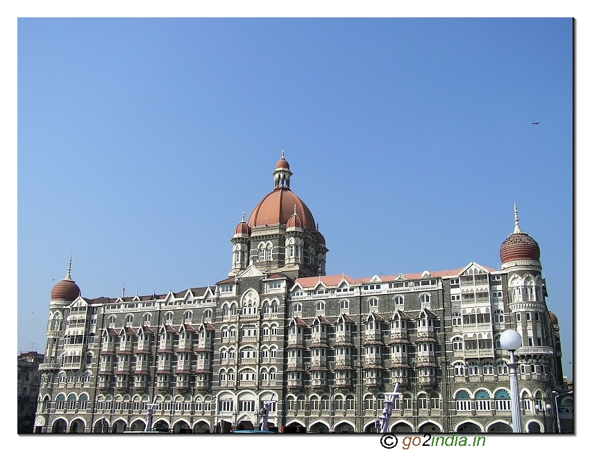 The Taj Mahal Palace hotel at South Mumbai near Gateway of India