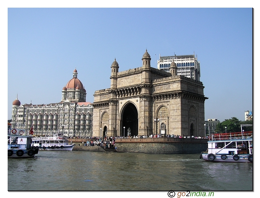 Gateway of India in waterfront at South Mumbai