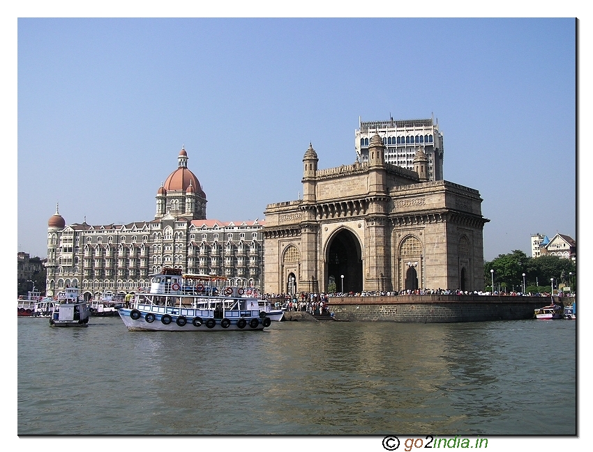 Gateway of India in waterfront at South Mumbai