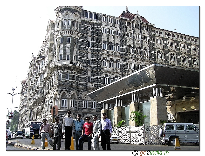 The Taj Mahal Palace hotel at South Mumbai near Gateway of India