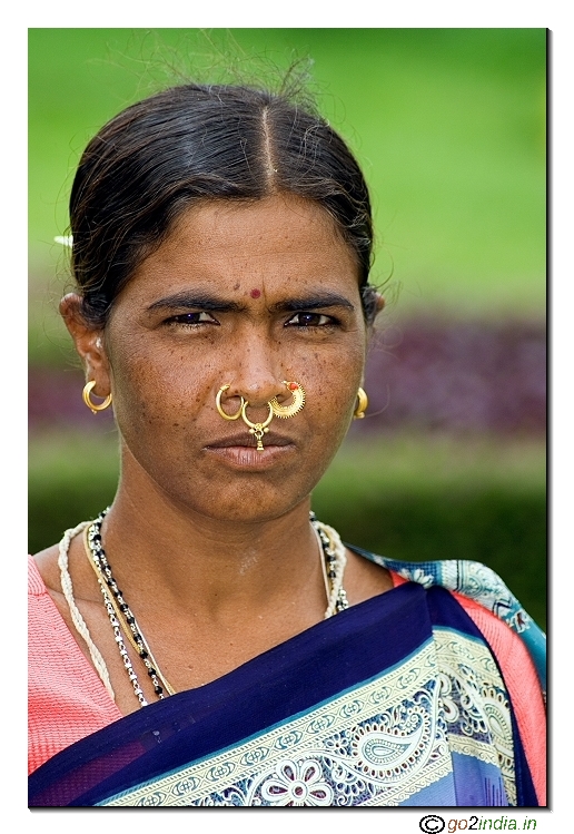 tribal woman in Araku valley of Vizag