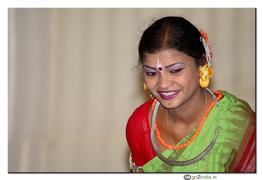 Ghumroo dancer of Orissa in India
