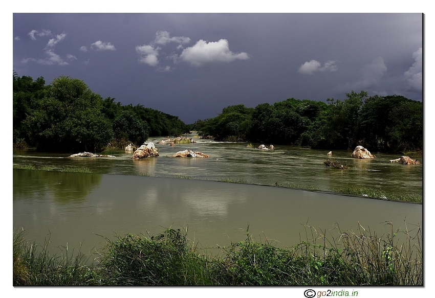 River kaveri in Mahadevpura