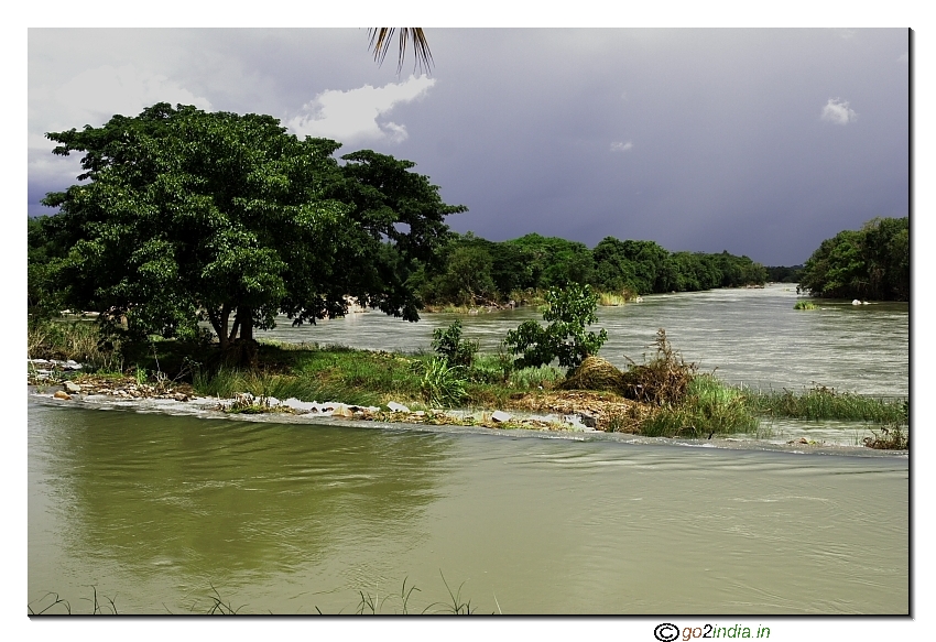 River kaveri in Mahadevpura
