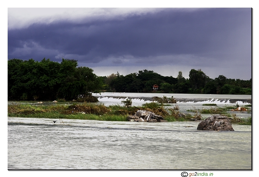 River kaveri in Mahadevpura