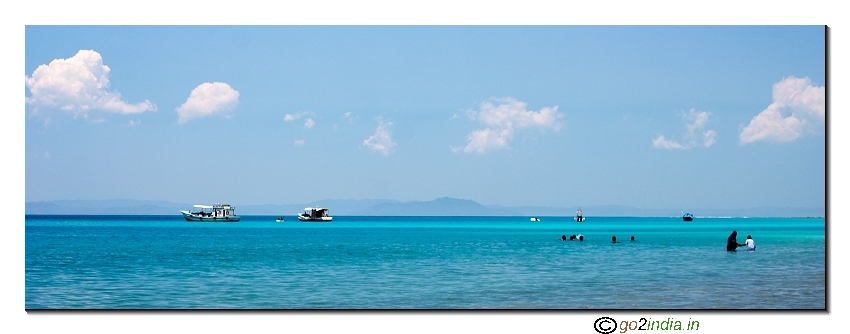 Cruise at Havelock island in Andaman islands